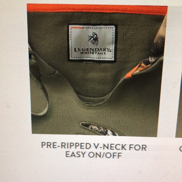 Legendary WhiteTails Camo Pullover Hooded Sweatshirt Sz Lg - Picture 9 of 13